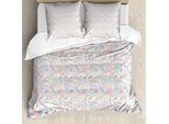 Abakuhaus Copripiumino Diamanti, Colori Pastello, Diversi Modelli, Antiacaro, Adatto A Chi Soffre Di Allergie, Con Federe, 200 Cm X 200 Cm - 80 X 80 Cm, Multicolore