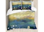 Abakuhaus Copripiumino LöWenzahn, Dipinto A Olio Flora, Antiacaro, Adatto A Chi Soffre Di Allergie, Con Federe, 155 Cm X 220 Cm - 80 X 80 Cm, Multicolore