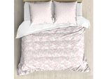 Abakuhaus Copripiumino KirschblüTe, Stile Retrò Sakura, Antiacaro, Adatto A Chi Soffre Di Allergie, Con Federe, 155 Cm X 220 Cm - 80 X 80 Cm, Bianco Corallo