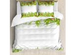 Abakuhaus Copripiumino Natalizio, Albero Di Natale Con Aghi, Antiacaro, Adatto A Chi Soffre Di Allergie, Con Federe, 155 Cm X 220 Cm - 80 X 80 Cm, Multicolore