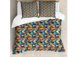 Abakuhaus Copripiumino, Autunno Colorato, Antiacaro, Adatto A Chi Soffre Di Allergie, Con Federe, 200 Cm X 200 Cm - 80 X 80 Cm, Multicolore