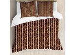 Abakuhaus Copripiumino Wald, Betulle In Autunno, Antiacaro, Adatto A Chi Soffre Di Allergie, Con Federe, 155 Cm X 220 Cm - 80 X 80 Cm, Marrone Beige Vermiglio