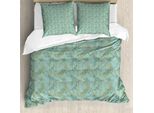 Abakuhaus Copripiumino Libelle, Immagine Vintage Lake, Antiacaro, Adatto A Chi Soffre Di Allergie, Con Federe, 200 Cm X 200 Cm - 80 X 80 Cm, Multicolore