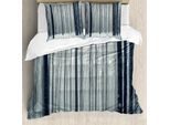 Abakuhaus Copripiumino Invernale, Foggy Mysterious Woods, Antiacaro, Adatto A Chi Soffre Di Allergie, Con Federe, 155 Cm X 220 Cm - 80 X 80 Cm, Bianco E Nero