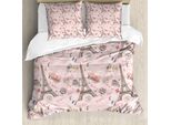 Abakuhaus Paris Copripiumino, Croissant Macaron Muffin, Antiacaro Adatto A Chi Soffre Di Allergie Con Federe, 200 Cm X 200 Cm - 80 X 80 Cm, Multicolore