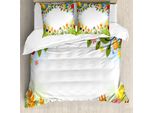 Abakuhaus Copripiumino Ernte, Autunno Naturale, Antiacaro, Adatto A Chi Soffre Di Allergie, Con Federe, 200 Cm X 200 Cm - 80 X 80 Cm, Multicolore