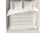 Abakuhaus Copripiumino In Damasco, Sposa Astratto Classico, Antiacaro, Adatto A Chi Soffre Di Allergie, Con Federe, 200 Cm X 200 Cm - 80 X 80 Cm, Beige Crema