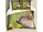 Abakuhaus Set Copripiumino Per Letti Matrimoniali, Conchiglia Animali Naturali Pizzi, Antiacaro Adatto A Chi Soffre Di Allergie Con Federe, Multicolore