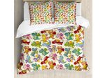 Abakuhaus Copripiumino Drachen, Dumme Fee Feuerdrachen, Antiacaro, Adatto A Chi Soffre Di Allergie, Con Federe, 155 Cm X 220 Cm - 80 X 80 Cm, Multicolore
