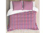 Abakuhaus Usa Copripiumino, Indipendenza Simbolica, Antiacaro, Adatto A Chi Soffre Di Allergie, Con Federe, 155 Cm X 220 Cm - 80 X 80 Cm, Rosso Bianco Blu Notte