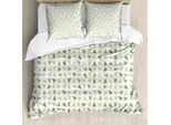 Abakuhaus Copripiumino Invernale, Pino Retrò, Antiacaro, Adatto A Chi Soffre Di Allergie, Con Federe, 155 Cm X 220 Cm - 80 X 80 Cm, Multicolore