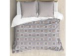 Abakuhaus Copripiumino Geometrico, Motivo Occidentale Elaborato, Antiacaro, Adatto A Chi Soffre Di Allergie, Con Federe, 155 Cm X 220 Cm - 80 X 80 Cm, Multicolore