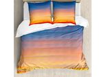 Abakuhaus Copripiumino Himmel, Majestic Tramonto Spettacolare, Antiacaro, Adatto A Chi Soffre Di Allergie, Con Federe, 155 Cm X 220 Cm - 80 X 80 Cm, Multicolore