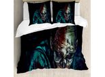Abakuhaus Copripiumino Zombie, Fearful Vampire, Antiacaro, Adatto A Chi Soffre Di Allergie, Con Federe, 200 Cm X 200 Cm - 80 X 80 Cm, Multicolore
