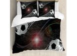 Abakuhaus Copripiumino Per Camera Teenager, Vincitore Del Gioco Ziel, Antiacaro, Adatto A Chi Soffre Di Allergie, Con Federe, 155 Cm X 220 Cm - 80 X 80 Cm, Multicolore