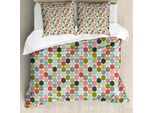Abakuhaus Set Copripiumino Colorato Per Letti Matrimoniali, Divertenti Scarabocchi Astratti, Antiacaro, Adatto A Chi Soffre Di Allergie, Con Federe, Multicolore