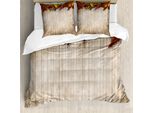 Abakuhaus Copripiumino Fallen, Foglie Secche E Bacche Vivaci, Antiacaro, Adatto A Chi Soffre Di Allergie, Con Federe, 200 Cm X 200 Cm - 80 X 80 Cm, Multicolore