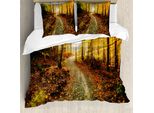 Abakuhaus Copripiumino, Mattina Presto Nel Bosco, Antiacaro, Adatto A Chi Soffre Di Allergie, Con Federe, 200 Cm X 200 Cm - 80 X 80 Cm, Multicolore