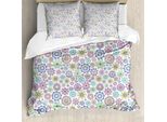Abakuhaus Set Copripiumino Pastello Per Letti Matrimoniali, Design Artistico Vintage, Antiacaro, Adatto A Chi Soffre Di Allergie, Con Federe, Multicolore