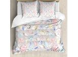 Abakuhaus Copripiumino Pastello, Vivid Colorato, Antiacaro, Adatto A Chi Soffre Di Allergie, Con Federe, 200 Cm X 200 Cm - 80 X 80 Cm, Multicolore