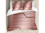 Abakuhaus Copripiumino Industriale, Motivo Realistico, Antiacaro, Adatto A Chi Soffre Di Allergie, Con Federe, 200 Cm X 200 Cm - 80 X 80 Cm, Rosa