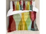 Abakuhaus Copripiumino, Bottiglie Colorate Astratte, Antiacaro, Adatto A Chi Soffre Di Allergie, Con Federe, 200 Cm X 200 Cm - 80 X 80 Cm, Multicolore
