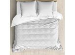 Abakuhaus Copripiumino Etnico, Motivi Floreali Vittoriani, Antiacaro, Adatto A Chi Soffre Di Allergie, Con Federe, 155 Cm X 220 Cm - 80 X 80 Cm, Bianco Tan