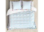 Abakuhaus Copripiumino Didattico, Math Counting Fun, Antiacaro, Adatto A Chi Soffre Di Allergie, Con Federe, 200 Cm X 200 Cm - 80 X 80 Cm, Multicolore