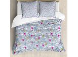 Abakuhaus Copripiumino, Messaggio Pubblicazione Argomento, Antiacaro Adatto A Chi Soffre Di Allergie Con Federe, 200 Cm X 200 Cm - 80 X 80 Cm, Multicolore