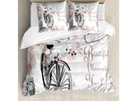Abakuhaus Copripiumino Primavera, Morbido Bike, Antiacaro, Adatto A Chi Soffre Di Allergie, Con Federe, 200 Cm X 200 Cm - 80 X 80 Cm, Multicolore