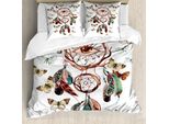 Abakuhaus Copripiumino, Arte Acchiappasogni, Antiacaro, Adatto A Chi Soffre Di Allergie, Con Federe, 155 Cm X 220 Cm - 80 X 80 Cm, Multicolore