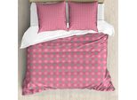 Abakuhaus Copripiumino Con Fiori, Grandi Motivi Floreali, Antiacaro, Adatto A Chi Soffre Di Allergie, Con Federe, 200 Cm X 200 Cm - 80 X 80 Cm, Rosa, Verde Acqua, Bianco