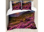 Abakuhaus Copripiumino Naturale, Prato Fiorito Montagna, Antiacaro, Adatto A Chi Soffre Di Allergie, Con Federe, 155 Cm X 220 Cm - 80 X 80 Cm, Multicolore