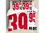Abakuhaus 40° Compleanno Copripiumino, Slogan Divertente E Spiritoso, Antiacaro, Adatto A Chi Soffre Di Allergie, Con Federe, 200 Cm X 200 Cm - 80 X 80 Cm, Rosa, Nero, Bianco