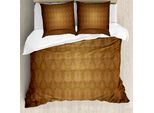 Abakuhaus Copripiumino Marrone Chiaro, Damasco Antico, Antiacaro, Adatto A Chi Soffre Di Allergie, Con Federe, 200 Cm X 200 Cm - 80 X 80 Cm, Marrone Chiaro