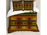 Abakuhaus Zambia Copripiumino, Tradizionale Cerimoniale, Antiacaro, Adatto A Chi Soffre Di Allergie, Con Federe, 200 Cm X 200 Cm - 80 X 80 Cm, Multicolore