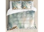 Abakuhaus Copripiumino Matrimoniale, Anelli Astratto Bokeh, Antiacaro Adatto A Chi Soffre Di Allergie Con Federe, 155 Cm X 220 Cm - 80 X 80 Cm, Multicolore