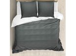 Abakuhaus Set Copripiumino Astratto Per Letti Matrimoniali, Motivo Moderno Dai Colori Scuri, Antiacaro, Adatto A Chi Soffre Di Allergie, Con Federe, Grigio