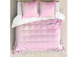 Abakuhaus Copripiumino Rosa Pallido, Roses Braut Kunst, Antiacaro, Adatto A Chi Soffre Di Allergie, Con Federe, 200 Cm X 200 Cm - 80 X 80 Cm, Corallo