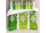 Abakuhaus Copripiumino Irlandese, Verde Antico Storico, Antiacaro, Adatto A Chi Soffre Di Allergie, Con Federe, 200 Cm X 200 Cm - 80 X 80 Cm, Multicolore