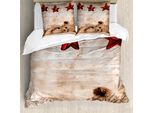 Abakuhaus Set Copripiumino Con Caricature Per Letti Matrimoniali, Pezzi Di Puzzle Colorati, Antiacaro, Adatto A Chi Soffre Di Allergie, Con Federe, Multicolore