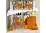 Abakuhaus Copripiumino Artistico, Dipinto All'interno, Antiacaro, Adatto A Chi Soffre Di Allergie, Con Federe, 155 Cm X 220 Cm - 80 X 80 Cm, Multicolore
