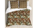 Abakuhaus Copripiumino Paisley, Blooms Ethnic, Antiacaro, Adatto A Chi Soffre Di Allergie, Con Federe, 200 Cm X 200 Cm - 80 X 80 Cm, Multicolore