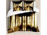 Abakuhaus Copripiumino Antico, Old Vintage Zug-Salon, Antiacaro, Adatto A Chi Soffre Di Allergie, Con Federe, 200 Cm X 200 Cm - 80 X 80 Cm, Color Seppia