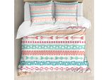 Abakuhaus Copripiumino Arrow, La Tribù Degli Aztechi Maya Arrow, Antiacaro, Adatto A Chi Soffre Di Allergie, Con Federe, 155 Cm X 220 Cm - 80 X 80 Cm, Multicolore