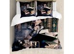 Abakuhaus Copripiumino Gotico, Steampunk Vendemmia Femminile, Antiacaro Adatto A Chi Soffre Di Allergie Con Federe, 200 Cm X 200 Cm - 80 X 80 Cm, Marrone Verde Acqua