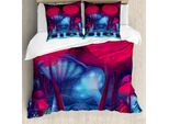 Abakuhaus Set Copripiumino Per Letti Matrimoniali, Stile Fantasy Bosco Incantato, Antiacaro, Adatto A Chi Soffre Di Allergie, Con Federe, Multicolore