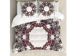 Set Copripiumino Abakuhaus Per Letti Matrimoniali, Simbolo Mandala Azteco, Antiacaro, Adatto A Chi Soffre Di Allergie, Con Federe, Multicolore