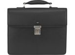 Golden Head Cartella Borsa A Tracolla Con Scomparto Per Laptop Polo Business Bag Black Nero
