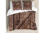 Abakuhaus Copripiumino Rustico, Im Alter Von TüR Jahrgang Rural, Antiacaro, Adatto A Chi Soffre Di Allergie, Con Federe, 155 Cm X 220 Cm - 80 X 80 Cm, Marrone